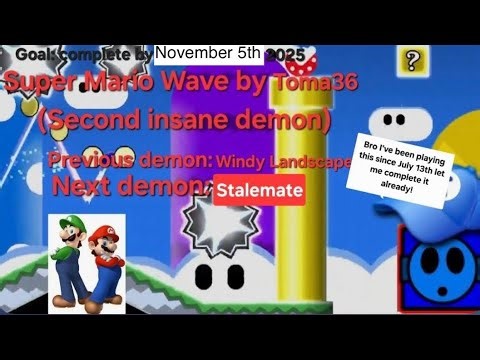 No Nabbit November. Super Mario Wave stream 56 95%,89%,88% x2 50-100 x3 + 47-96...