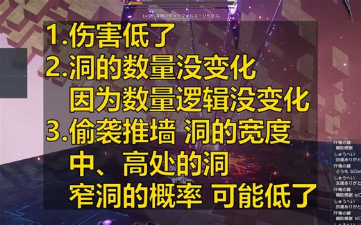 【PSO2NGS】看了下期间紧急是否暗改|推墙伤害低了 是不是BOSS整个伤害都低了没看|墙的洞的大小 中高处的洞 窄洞的概率 可能低了