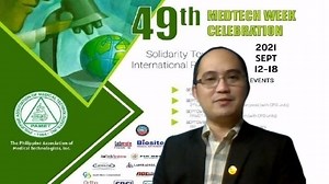 8.8K views · 518 reactions | Opening message of the PAMET National President Mr. Rommel Saceda for the 49th MedTech Week Celebration. Happy MedTech Week colleagues! #MedTechWeek2021 | Philippine Association of Medical Technologists, Inc. | Facebook