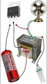 Homemade Idea Shocks - Simple Inverter 12v To 220v IRFZ44N, No IC