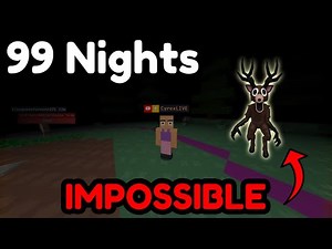 99 Nights in The Forest Is Impossible 😭!!!