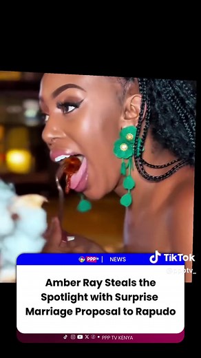 Amber Ray Proposes to Kennedy Rapudo, Breaks Tradition with Bold Marriage Request Kenyan socialite Amber Ray has taken a bold step in her relationship by publicly asking her boyfriend Kennedy Rapudo to marry her. The unexpected proposal flipped the traditional script, where it's usually the man who pops the question. Amber, known for her outspoken nature and glamorous lifestyle, made the move in front of fans and friends. Videos and photos of the moment quickly went viral, showing her confidentl