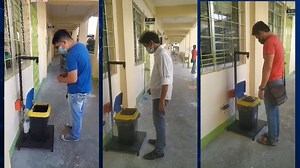 “Innovative Smartbin with Disinfectant Machine using Arduino Uno R3'' is another successful Research/Capstone Project by former STEM 12 students adapted by the school. This touchless trash bin allows you to dispose trash without ever having to touch the bin. It also has a hand sensor alcohol dispenser for sanitizing hands. | Deped Tayo Luis Y. Ferrer Jr SHS - General Trias City