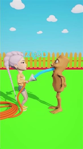 Rumi And Tung Tung Tung Sahur With Flower #kpopdemonhunters #animation #roblox