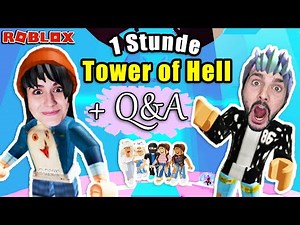 1 STUNDE TOWER OF HELL MIT XXL Q&A! Dania & Kaan beantworten persönliche Fragen! [Roblox Deutsch]