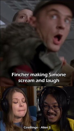 Fincher making you scream & laugh in 10 seconds. #moviereaction #alien #aliens