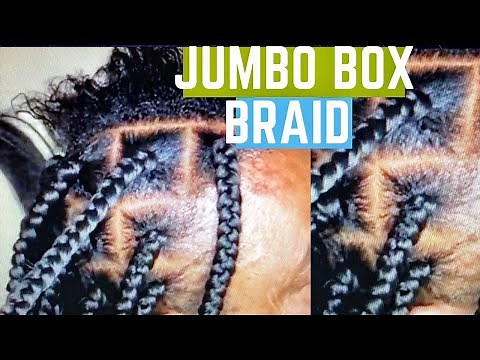 easy and neat jumbo box braid for older women regular speed | jumbo box braids | regular speed