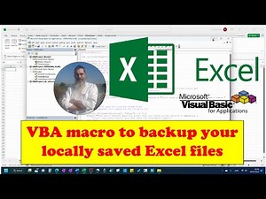 VBA macro to create a backup of your open Excel file