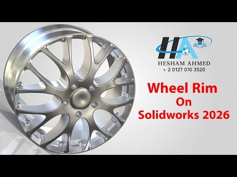 How to make Wheel Rim on Solidworks 2026
