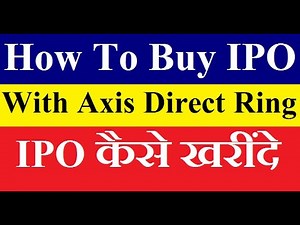 How to apply ipo with axis direct ring, axis direct ring ipo apply, axis direct ring ipon process