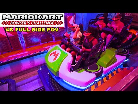 Mario Kart: Bowsers Challenge FULL RIDE POV | Universal Epic Universe [4K POV]