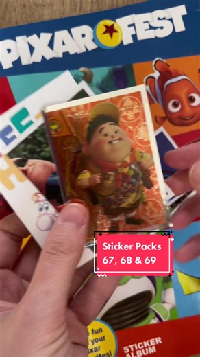 STICKER PACKS 67, 68 & 69 #stickers #stickerbook #panini #paninistickers #paninistickeralbum #pixar #pixarfest #paninipixar #collection #collector #asmr #asmrsounds #theincredibles #toystory #up #monstersinc #boo #monstersuniversity #cars #findingnemo #findingdory