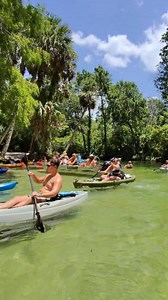 POV kayaking the weeki wachee river in Hernando County Florida 🛶💧🐟🌴 | La Guera