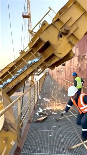 CRANE COLLAPSED Debris Rained 🏗️🏗️