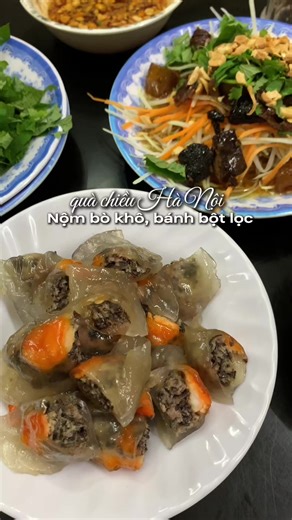 Mê bánh bột lọc ở đây cực kì 💓 #hanoi #hanoifood #streetfood #xuhuong #foodreview
