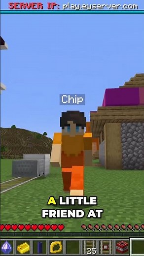 Minecraft Secret Revealed! Chip's Epic Plan B Trap! #shorts