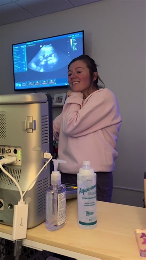 Adorable Girl's Reaction During Ultrasound