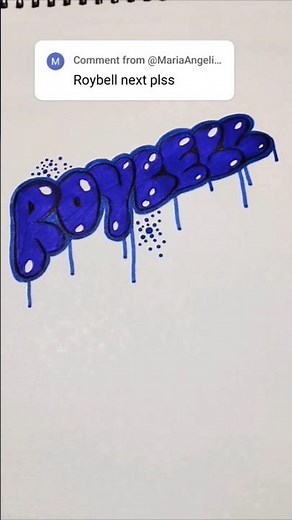 How To Write Bubble Letters Easy Step#shorts #art #graffiti #fyp