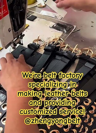 How to install buckles on black leather belts #belt #leatherbelt #blackbelt #beltmaking #beltbuckle