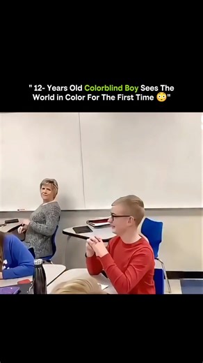 SCIENCE | HISTORY | FACTS | EXPERIMENT on Instagram: "Imagine going through life seeing the world in shades of gray and suddenly experiencing the vibrant spectrum of colors for the first time. That’s exactly what happened to this 12-year-old boy with color blindness. Thanks to a special corrective lens technology, he was able to perceive colors he had never imagined before. The moment is pure magic — from the lush greens of trees to the bright reds and yellows of everyday objects, his reactions