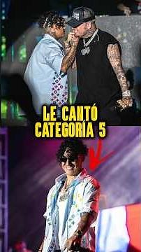 Alemán sings “Categoría 5” to Gera MX 💥 #Geramx #rap #aleman #hiphop #mexico