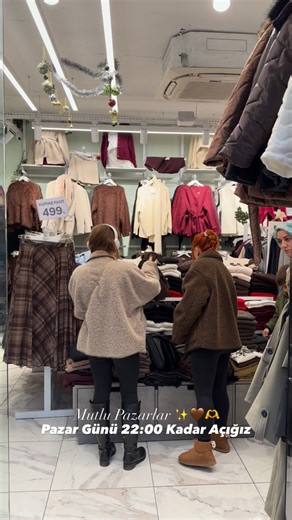 Fatoş Butik ® on Instagram: "Mutlu Pazarlar ✨🫶🤎 Pazar Günü 22:00 Kadar Açığız ————————————————————————— Bahçelievler Yenibosna Yıldırım Beyazıt Caddesi no 130 Fatoş Butik İstanbul ————————————————————————— WhatsApp +90 552 618 88 82"