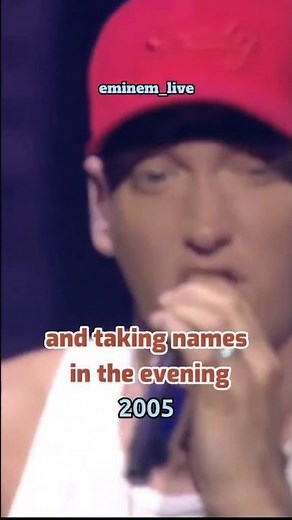EMINEM performing 'Cleaning out my closet' over the years (2002-2013) #eminem #eminemlive #live
