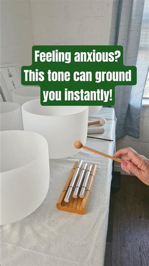 Feeling Anxious? Ground yourself with this one tone - the C Note! #sound #music