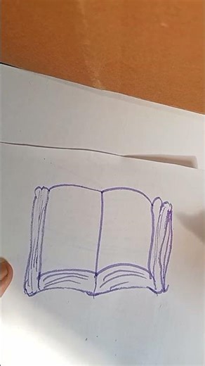 how I draw Book with sketch colour