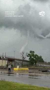 Reported tornado seen moving through LaSalle County, Illinois