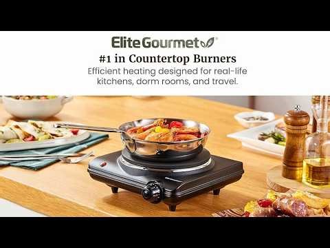 No Stove? This Best Portable Electric Burner Solves It: Elite Gourmet Countertop Electric Burner