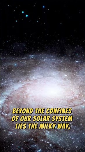 Our Solar System's Place In The Milky Way Galaxy #solarsystem #milkyway #shorts