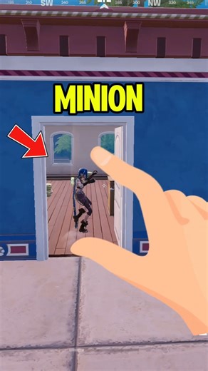 Play As A Minion In Fortnite😳 #fortnite #shortsfeed #fyp