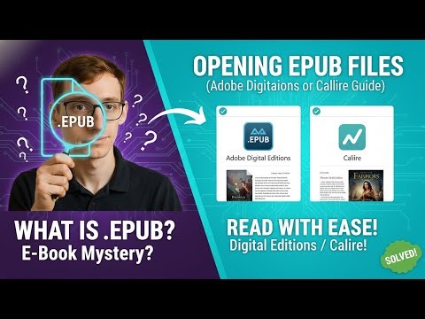 Opening EPUB Files (Adobe Digital Editions or Calibre)