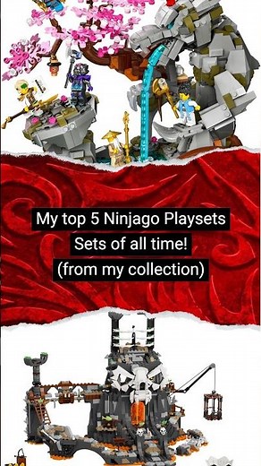 Ranking MY TOP 5 LEGO NINJAGO PLAYSETS from WORST to BEST! #lego #ninjago #legoninjago