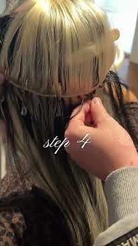 How to Install Butterfly Weft Hair Extensions | Quick & Easy Tutorial ✨ #fullshinehair #hairtok