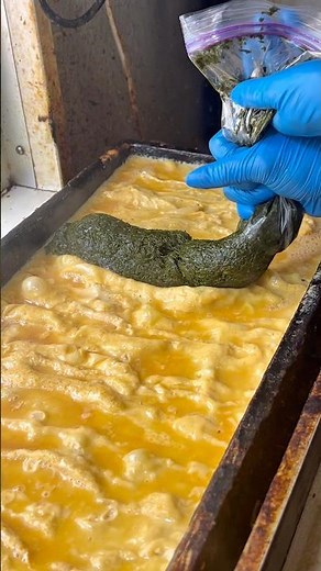 ３種類の巨大鉄板で焼く玉子焼き #japanesefood