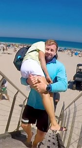 When the heat became too much, this lifeguard was there to help 💙 | Bondi Rescue