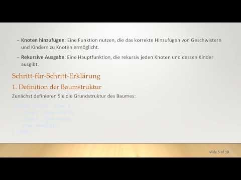 Wie man einen N-är Baum in C ausgibt: Eine Schritt-für-Schritt-Anleitung zur rekursiven Ausgabe