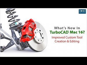 What's New in TurboCAD Mac 16? Improved Custom Tool Creating & Editing