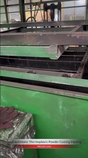 Semi Automatic Thermoplastic Powder Coating Machine Dip Coating Line Immersion Process - PECOAT.COM