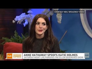 Hathaway's impressions hit the high notes on SNL