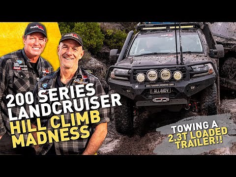 🔥 LC200 SERIES vs TASMANIA’S TOUGHEST HILL (Towing a 7 Metre / 2.3 Tonne Trailer!) 💀