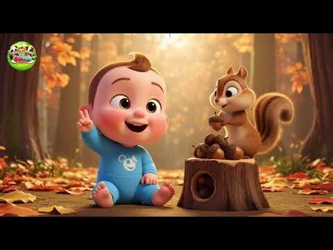 Chipmunk’s Nutty Car 🐿️🚗 | Car Song for Kids | Fun Learning Adventure