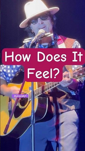 How does it feel? #mycardart #liveconcert