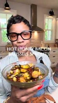 HOT HONEY BACON BRUSSELS SPROUTS 🔥🔥🔥 #hedleyandbennet #recipe #cooking