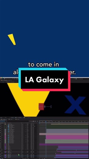 LA Galaxy Logo Animation Design