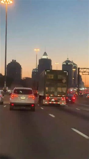 Highway time lapse sunrise 🌅#time lapse#pov #driving e