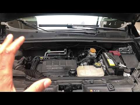 Chevrolet Trax - Battery location