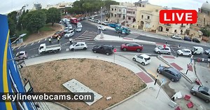 Live Cam Qormi, Mdina Road Roundabout from S. Curmi & Sons | SkylineWebcams